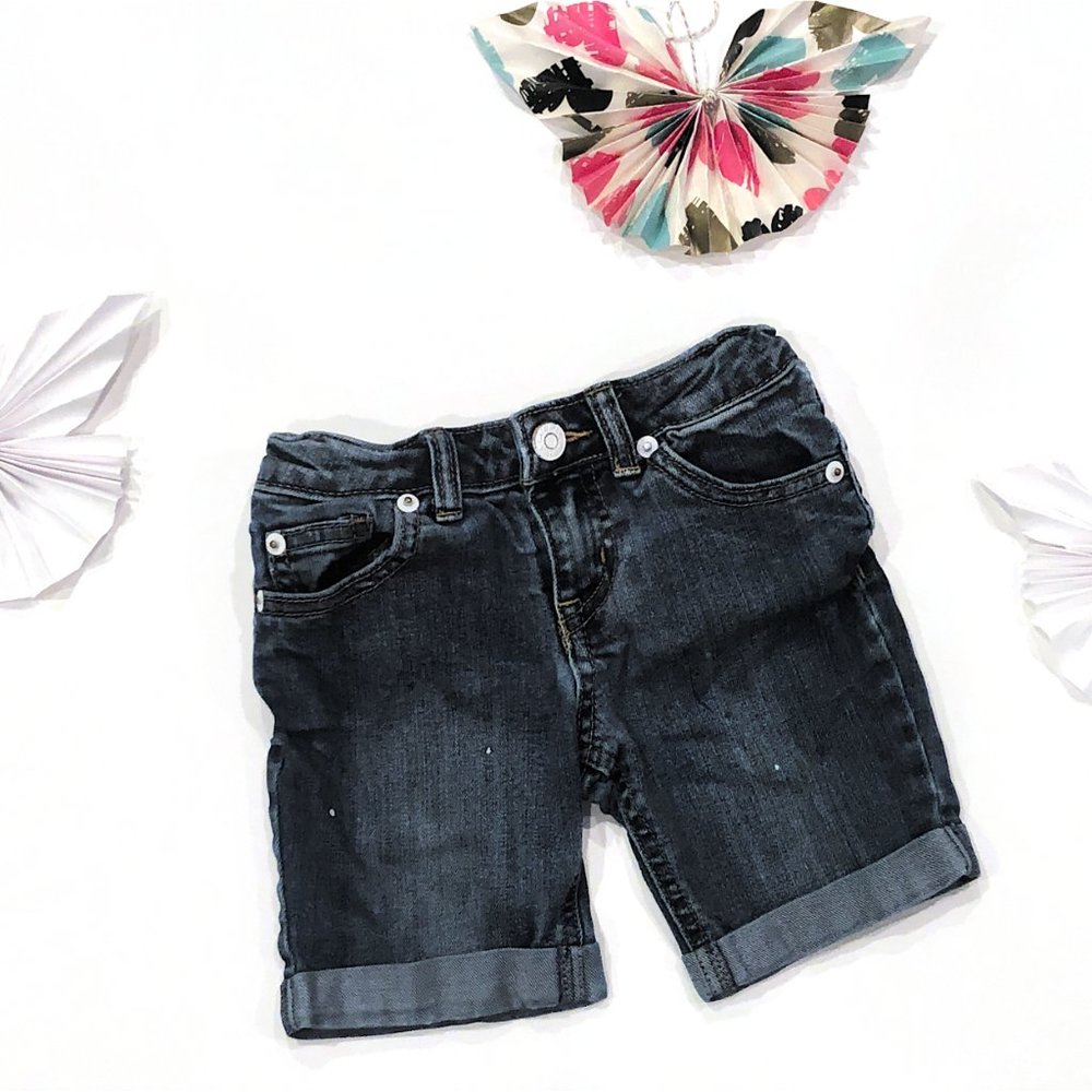 Cat & Jack Bermuda Shorts Size XS 4/5~PAPER BUTTERFLIES NOT INCLUDED